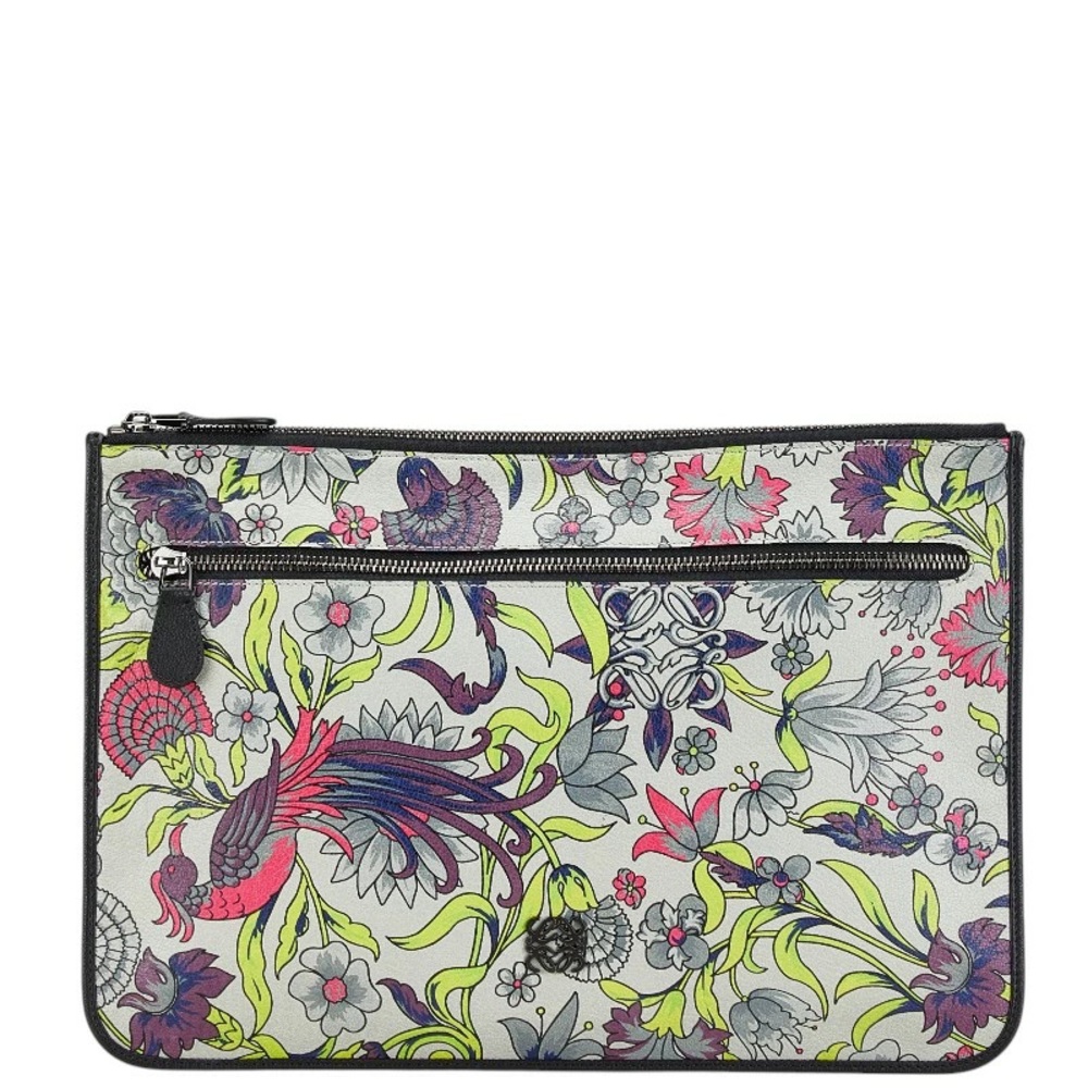 Loewe Limited Edition Floral Anagram Clutch
